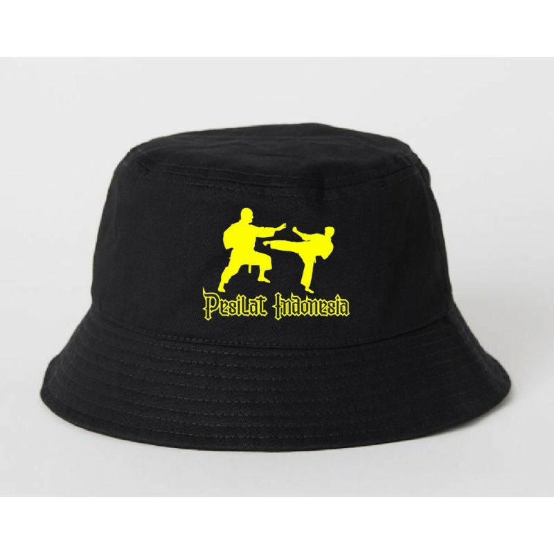 TOPI BUCKET HAT PESILAT INDONESIA PENCAK SILAT