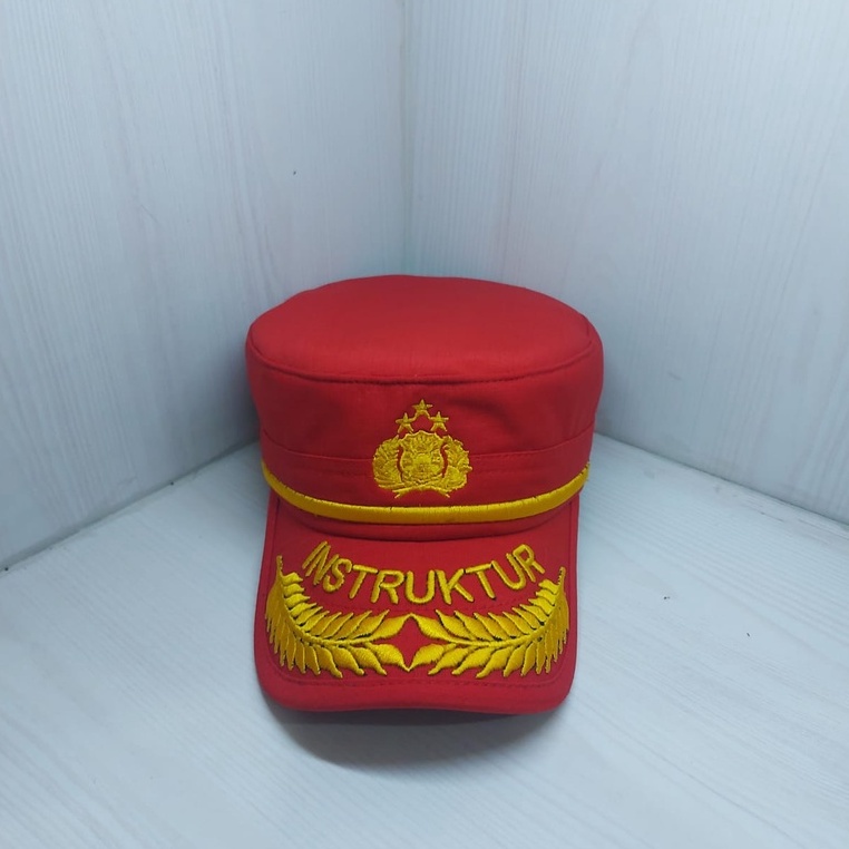 Topi Komando Pamen Merah Instruktur