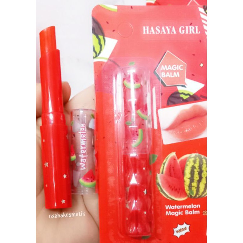 PROMO ECER LIP BALM HASAYA GIRL WATERMELON VIT.BIBIR NO.H1048