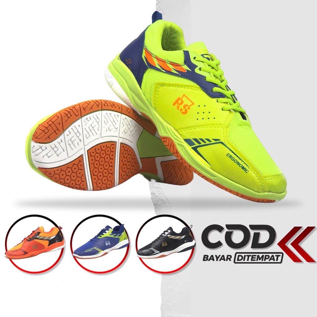 RS Original - Sepatu Spatu Lari Running Badminton Runing Joging Voli Jogging Senam Zumba Gym Fitness