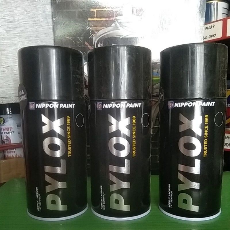 Pylox 109A Black Flat / hitam doff 300 cc