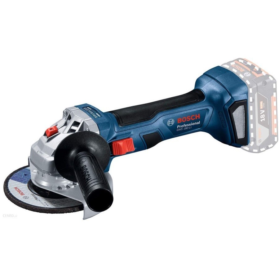Bosch Cordless Angle Grinder GWS 180-LI Solo (UNIT ONLY)
