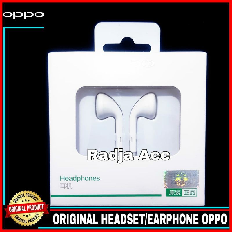 Headset Earphone Oppo F5 F5 Youth R9 Plus R1 5x Original 100%