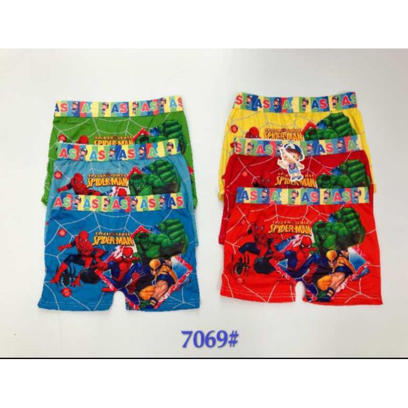 12 pcs/BEEE_91/CD ANAK BOXER COWOK LUSINAN AS BOY/ IMPORT TERMURAH