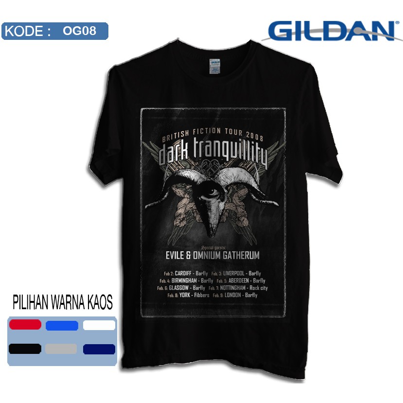 Kas omnium gatherum band kaos original gildan softstyle og08