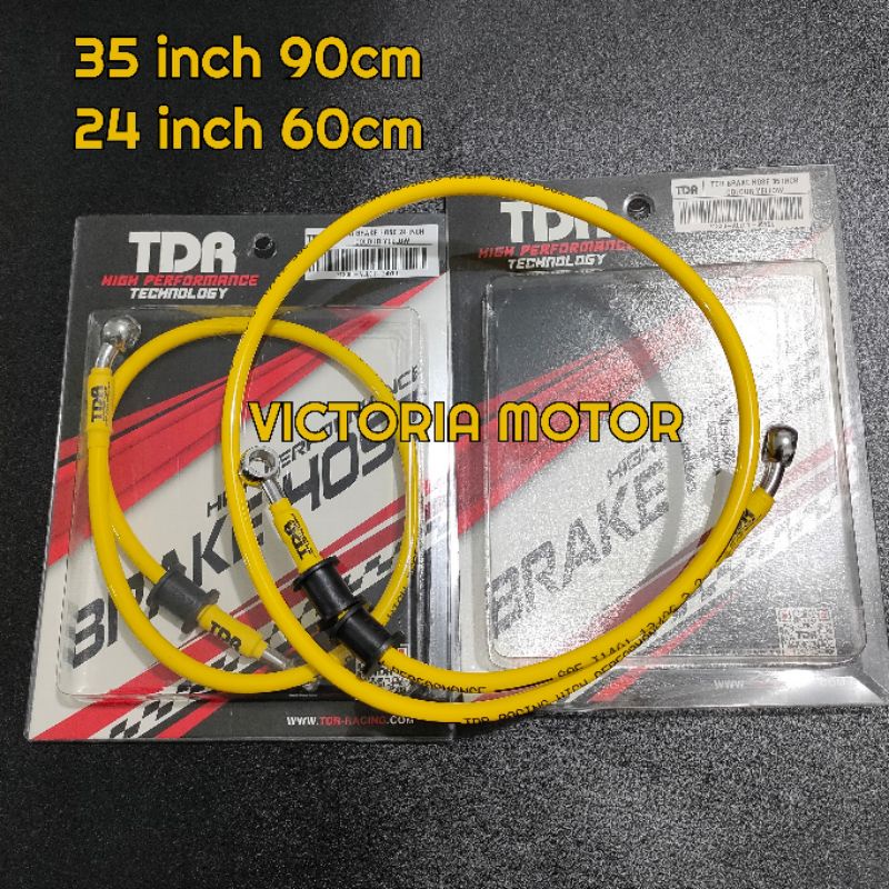 Selang rem motor TDR 35 inch 90cm/ 24 inch 60 cm Warna kuning