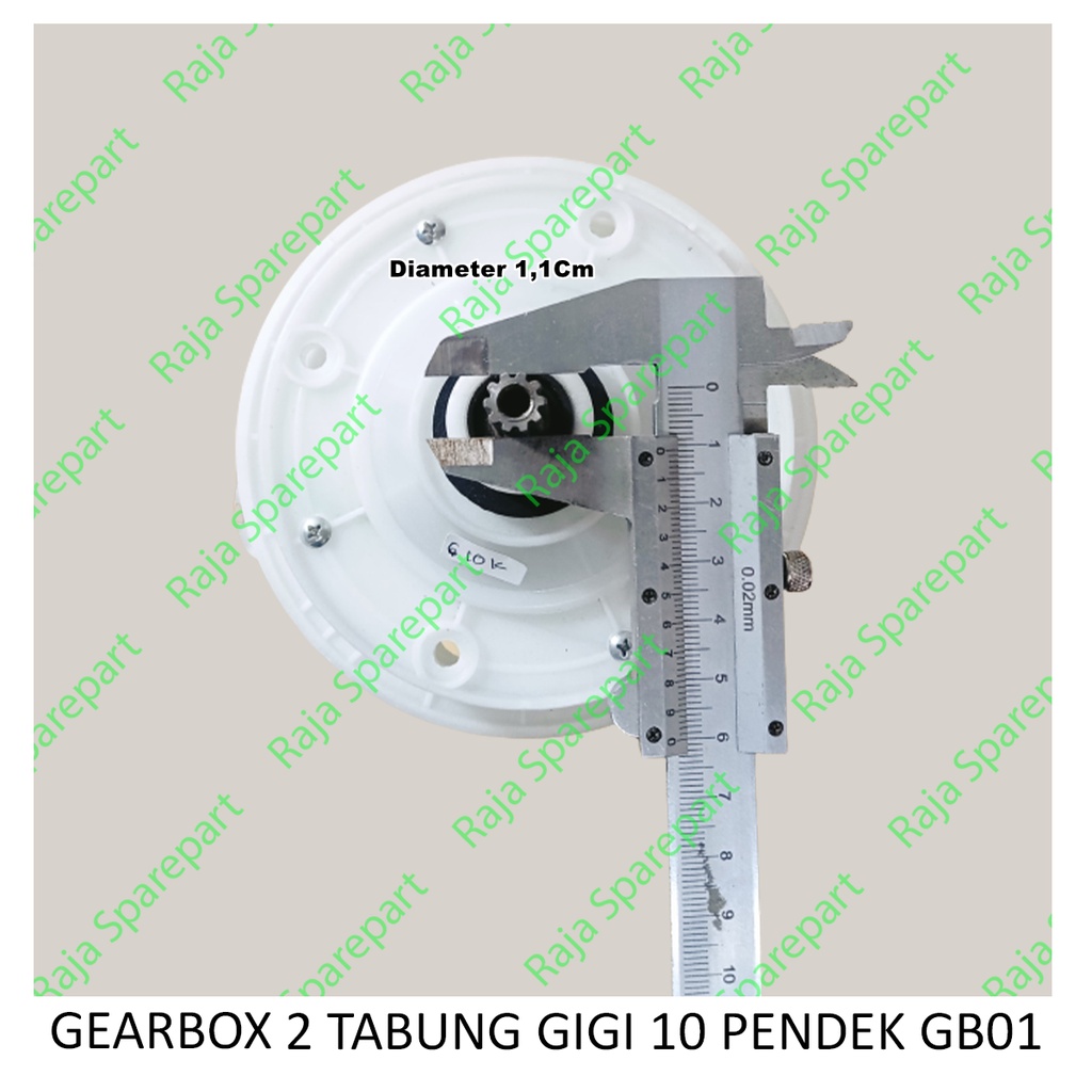 Gearbox Mesin Cuci 2 Tabung Gigi 10 Pendek GB01