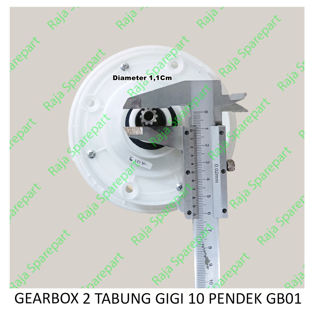 Gearbox Mesin Cuci 2 Tabung Gigi 10 Pendek GB01