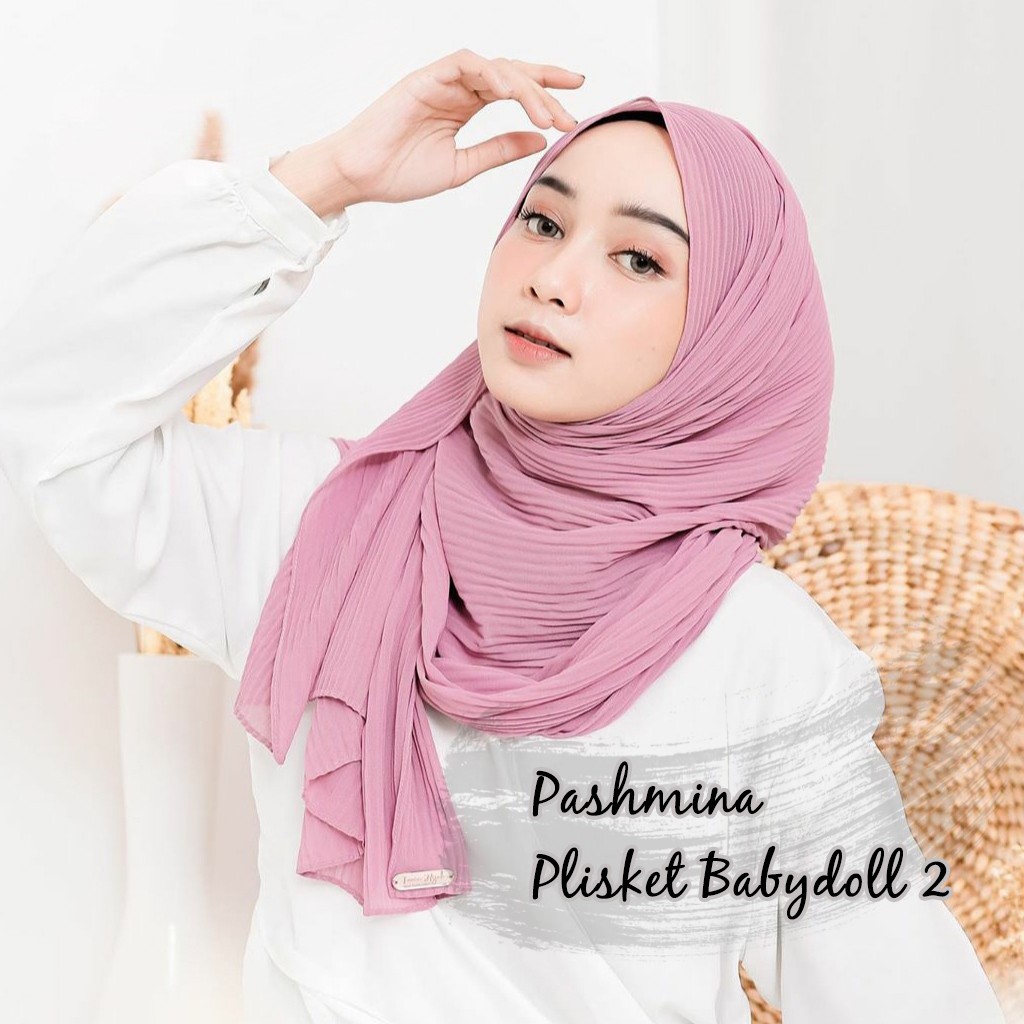 AV - PASHMINA PLISKET DIAMOND ITALIANO 180X75CM PLISKET FULL LIDI