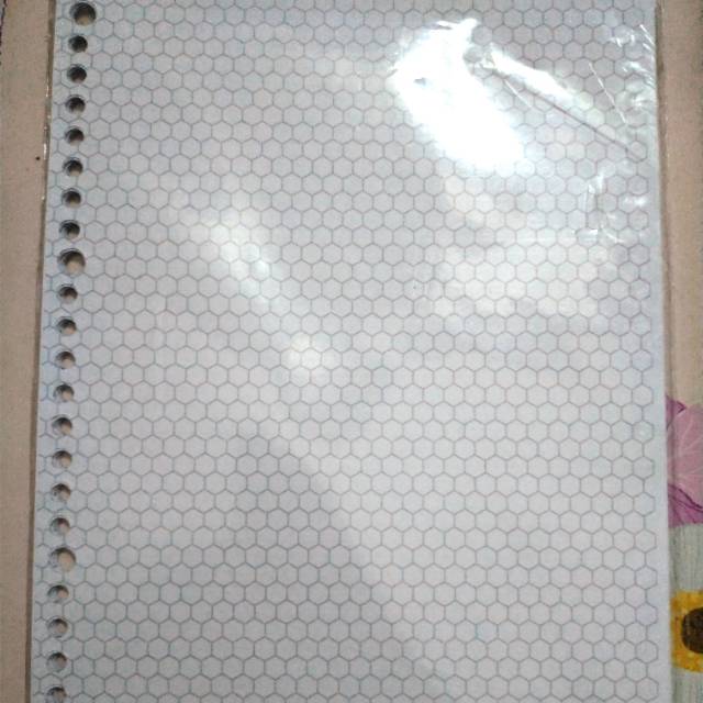 

Loose leaf B5 50 lbr Motif Hexagonal