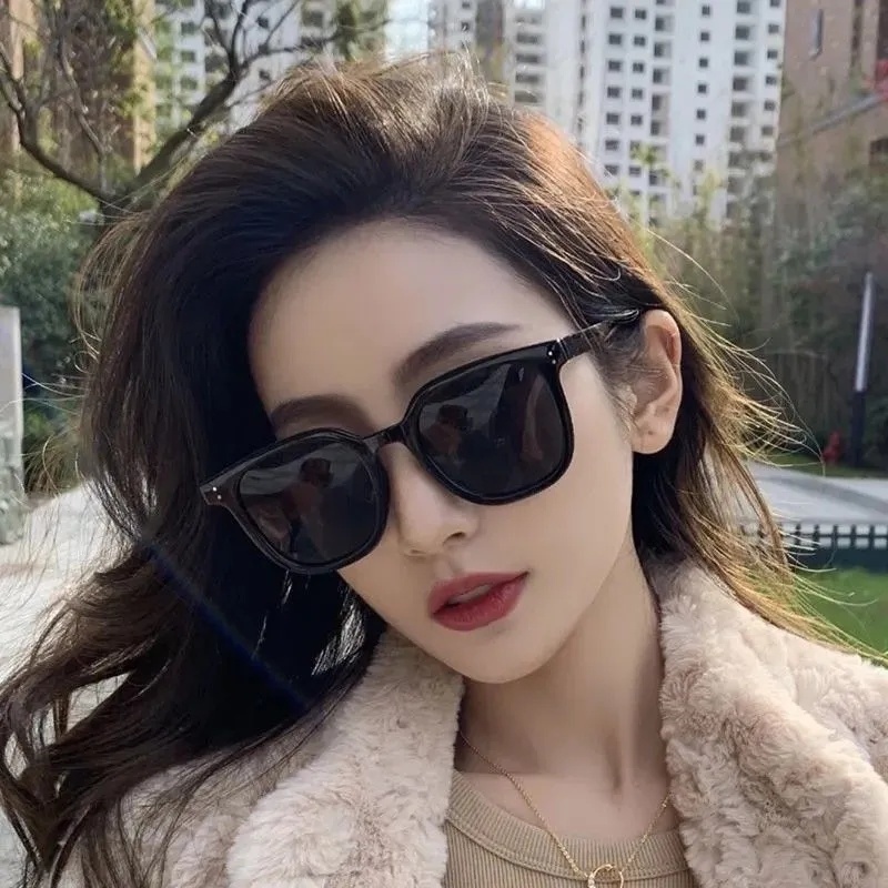 Kacamata Lensa Bening Anti UV Bentuk Kotak Aneka Warna Gaya Vintage Kasual Untuk Unisex
