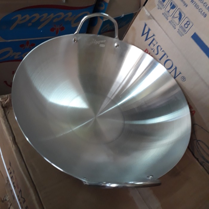 Wajan Kuali Stainless Calypso - Wajan Penggorengan 34 Cm