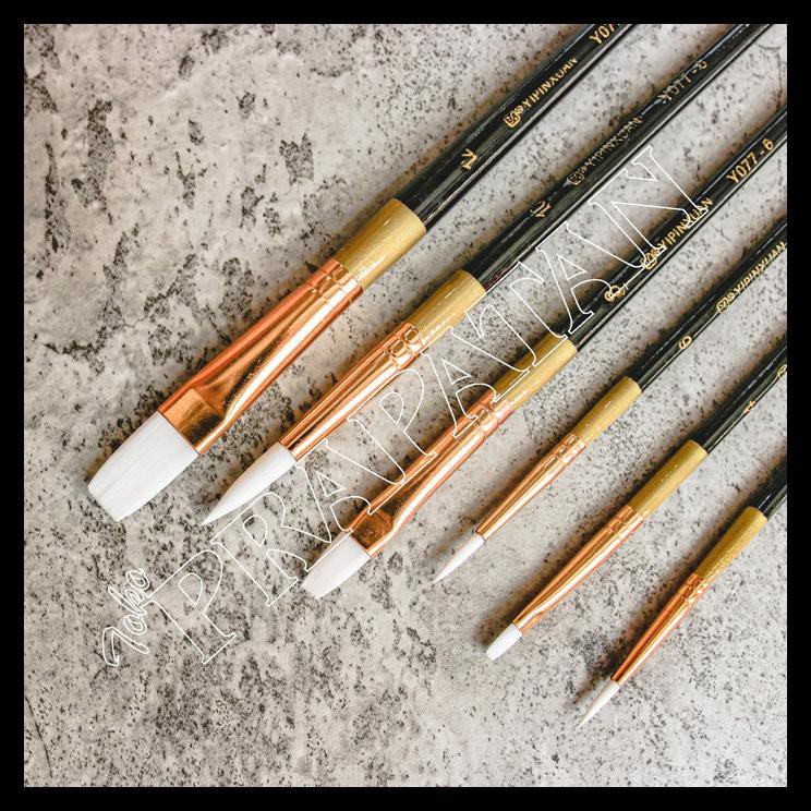 

Ready Kuas Lukis Yipinxuan Set 6 Pcs / Painting Brush Set