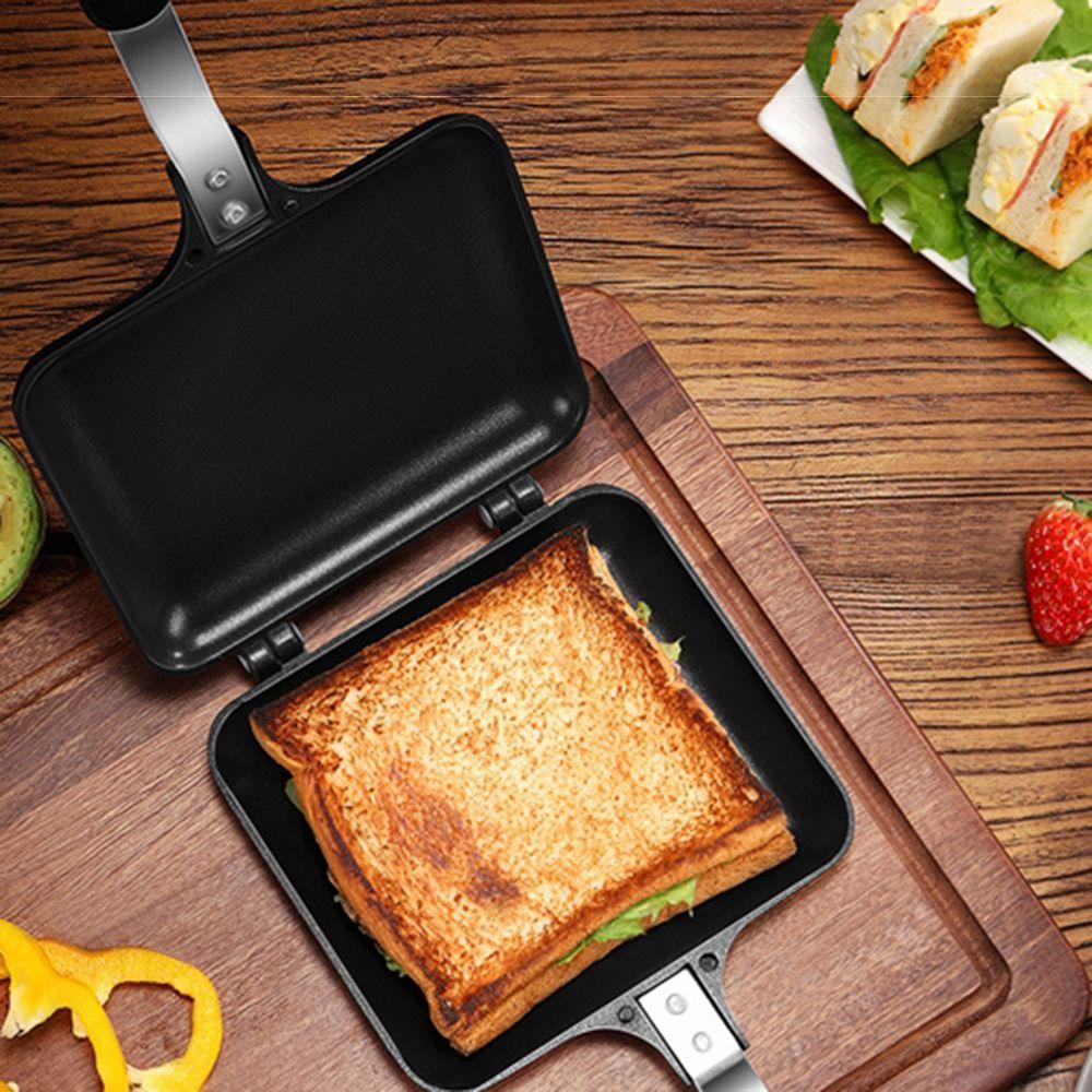 Solighter Gas Sandwich Maker Besi Cetakan Kue Barbekyu Oven Mold Breakfast|Wajan Panggangan