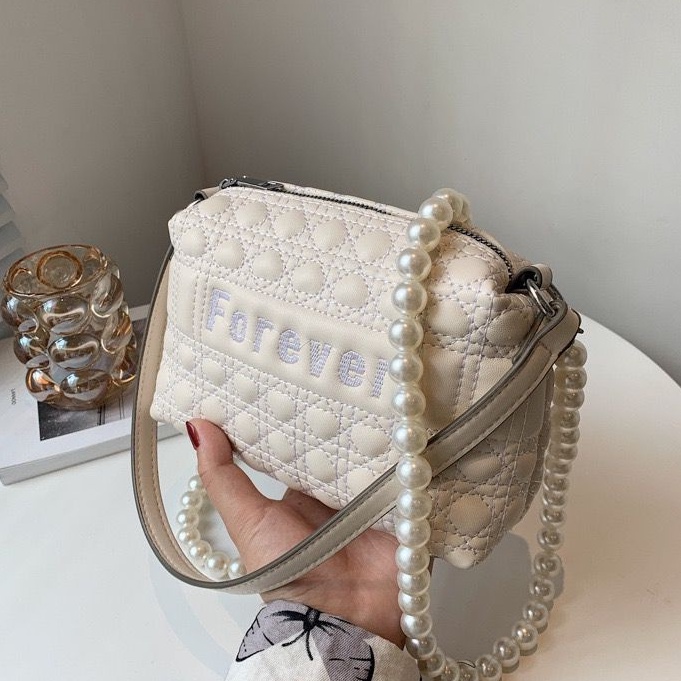 BJ15792 - BEIGE/BLACK/BLUE/GREEN - TAS SLEMPANG JINJING TOTEBAG HANDBAG SHOULDERBAG BAHU TALI MUTIARA IMPORT TAS WANITA FASHION IMPORT MODIS ELEGAN TERMURAH TERLARIS TERBARU BAGSTORE JAKARTA TAS BATAM ZCJ2514 ELJ5792