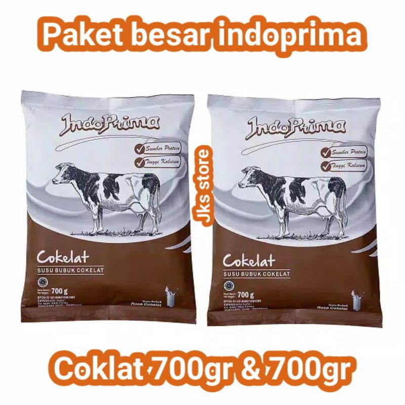 

(isi 2x700gr) Indoprima gemuk paket besar Rasa Cokelat