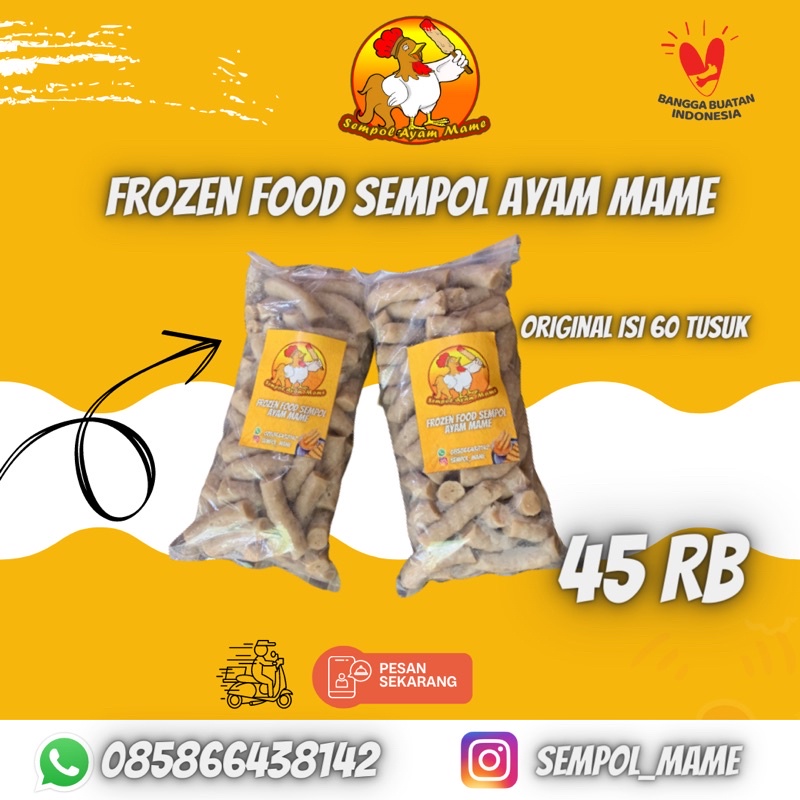 

Sempol ayam home made isi 60,jelas kerasa banget ayamnya