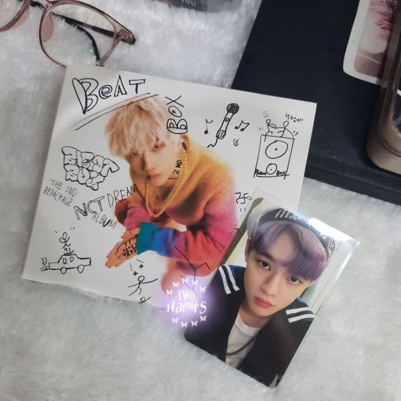 photocard pc chenle we young/terong, digipack only jisung beatbox