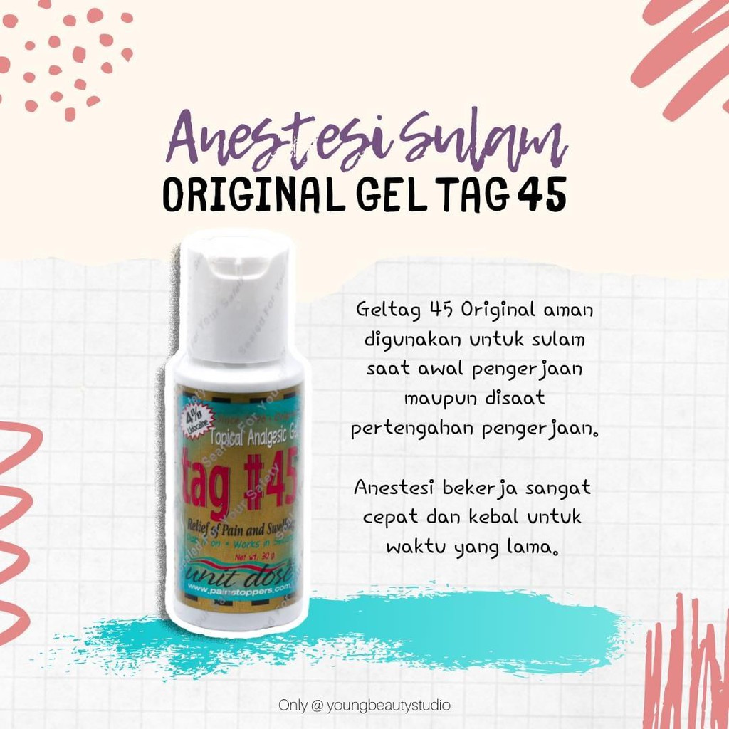 

[USA ORIGINAL] Gel Tag 45 with Seal