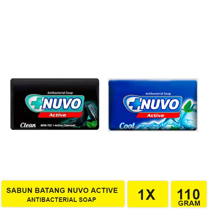 SABUN BATANG NUVO ACTIVE 110 GRAM