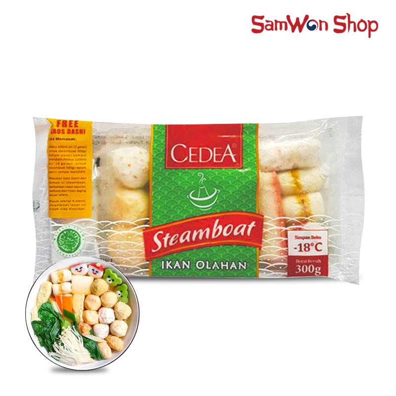 

CEDEA STEAMBOAT SHABU 300 GRAM - FROZEN FOOD IKAN OLAHAN