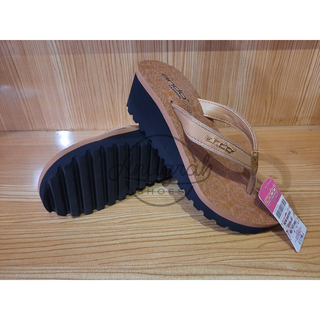 SANDAL WEDGES SPON WANITA ORIGINAL ANDO NEW SAVIRA l BNIB ANDO
