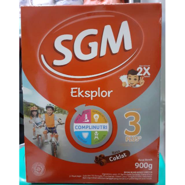 

SGM Eksplor 3+ Cokelat 900gr