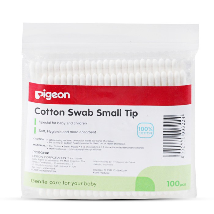 Pigeon Cotton Swab 100 pcs Small Tip / cotton buds