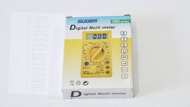 Avometer multitester digital SUOER tipe 830