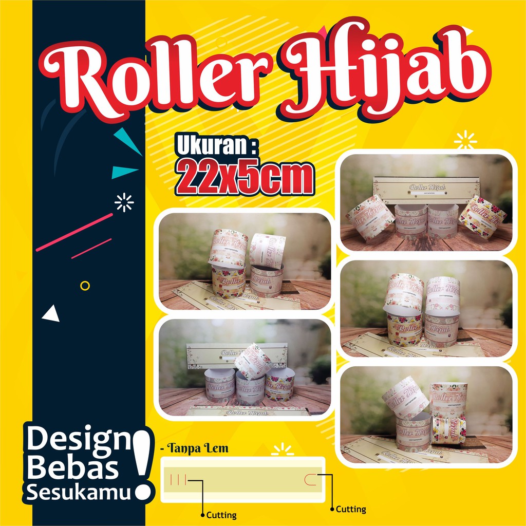 

LABEL ROLL HIJAB CUSTOM