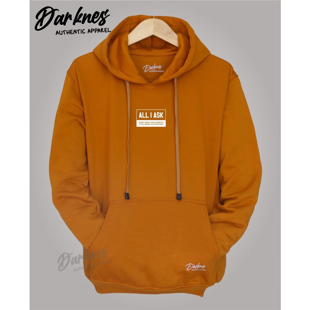 hoodie pria switer cowo warna mustard terbaru trend 2022 list all i ask sweater terbaru darkness mur