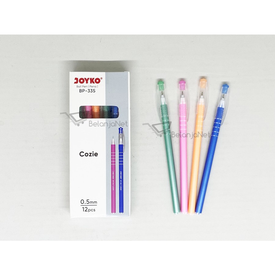 Pen Pulpen Ballpoint Ball Pen Cozie Joyko BP-335 0.5mm [1 LUSIN]