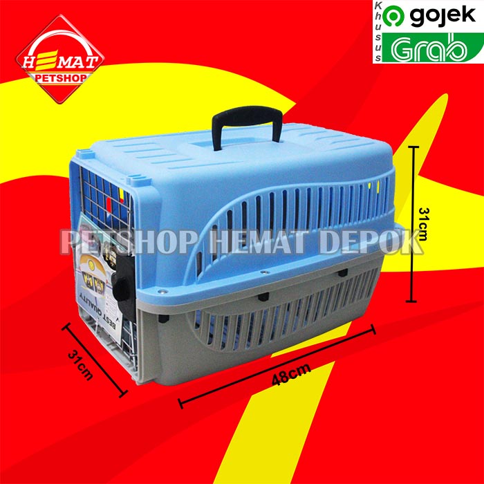 GOSEND PET CARGO travel Kennel Box S kandang murah kucing cat cage