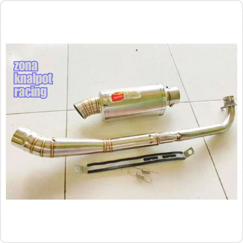Knalpot cld monster jupiter z-vega-shogun-smash knalpot cld racing oval netral bebek
