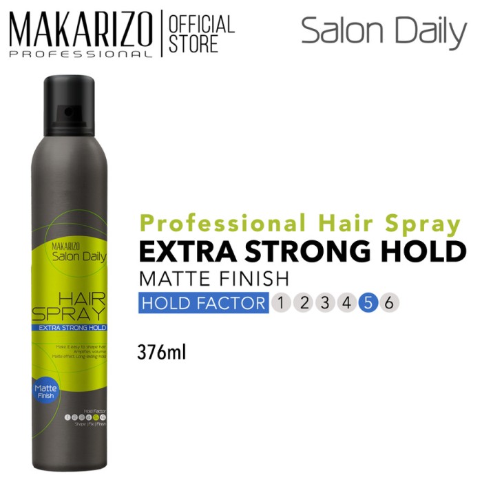 Makarizo Professional Salon Daily Hair Spray Extra Strong Hold 376 ml