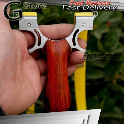 Piaoyu Ketapel Metal Slingshot Hunting Catapult - 1124