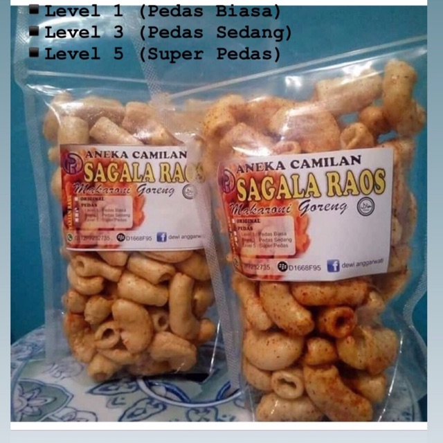 

MAKARONI GENDUT / kerupuk makaroni gendut cemilan khas bandung tasikmalaya