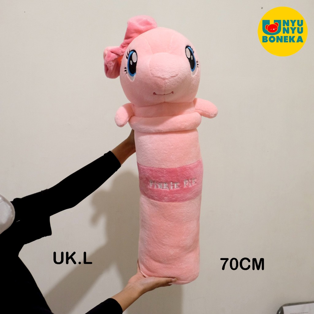 Guling Boneka Kudaponi Unicorn Pinkie Big 70CM Impor Ekslusif