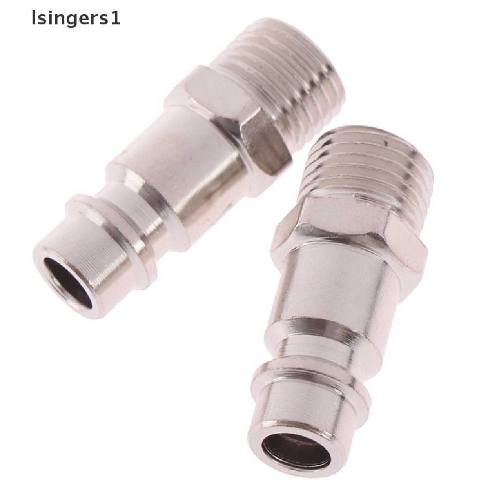 (lsingers1) 5pcs Konektor Kompresor Udara 1 / 4 &quot;bsp femal / male quick release