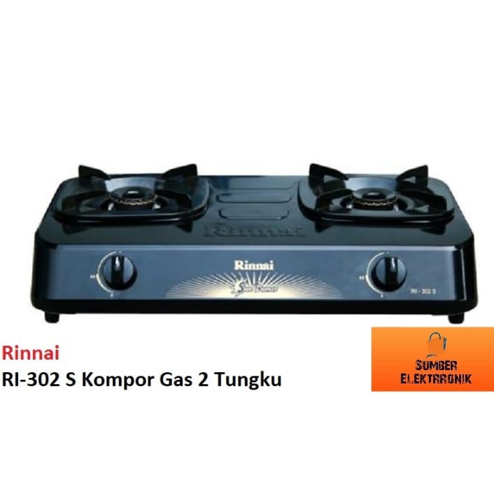 Rinnai Kompor Gas 2 Tungku - RI 302 S