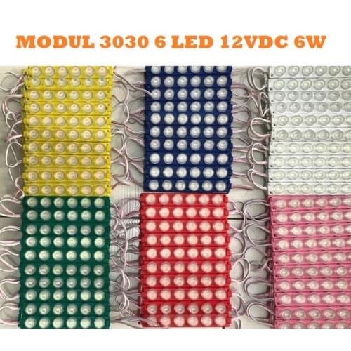 STRIP LED MODULE 3030 6LED BESAR 6W