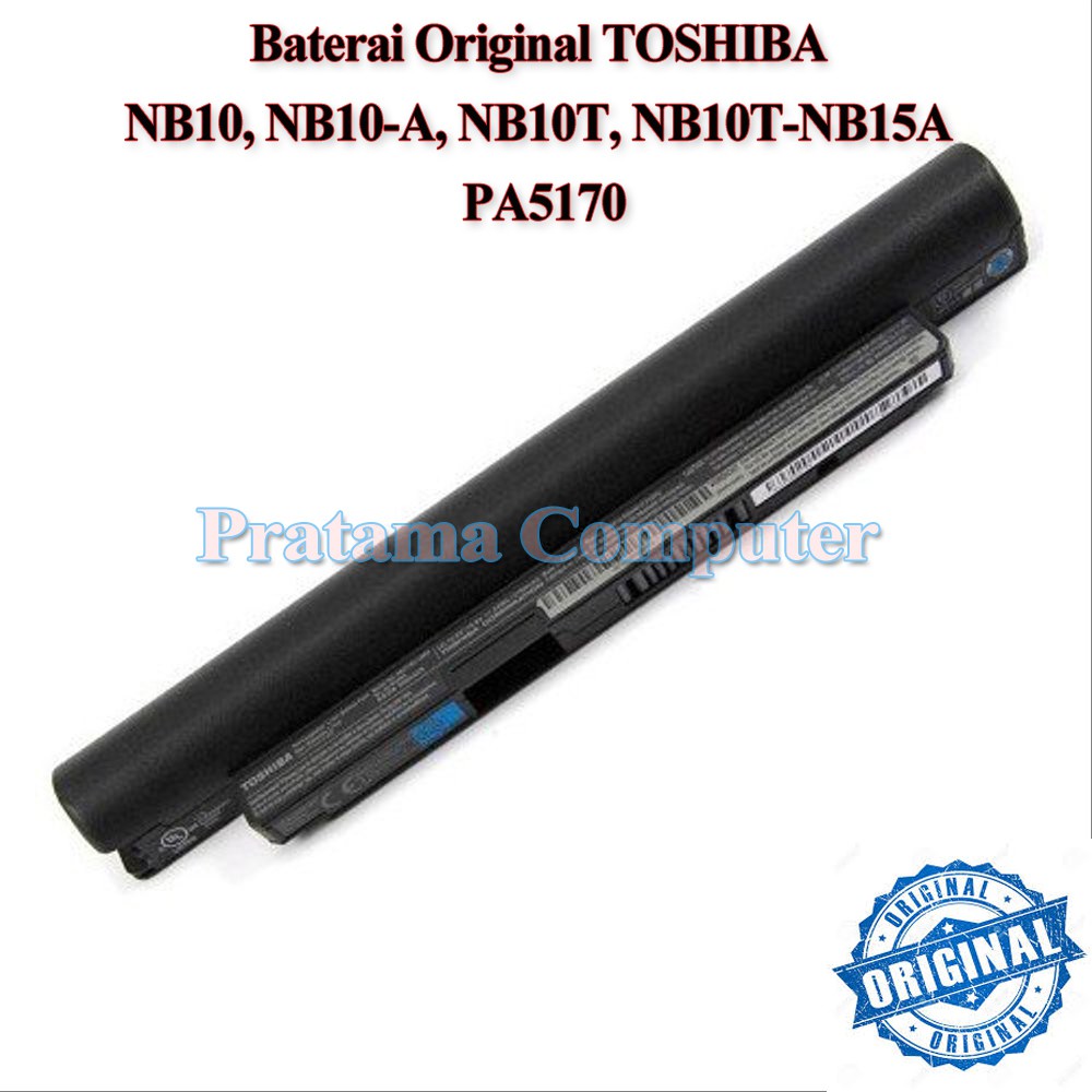 Baterai Original TOSHIBA NB10, NB10-A, NB10T, NB10T-NB15A PA5170