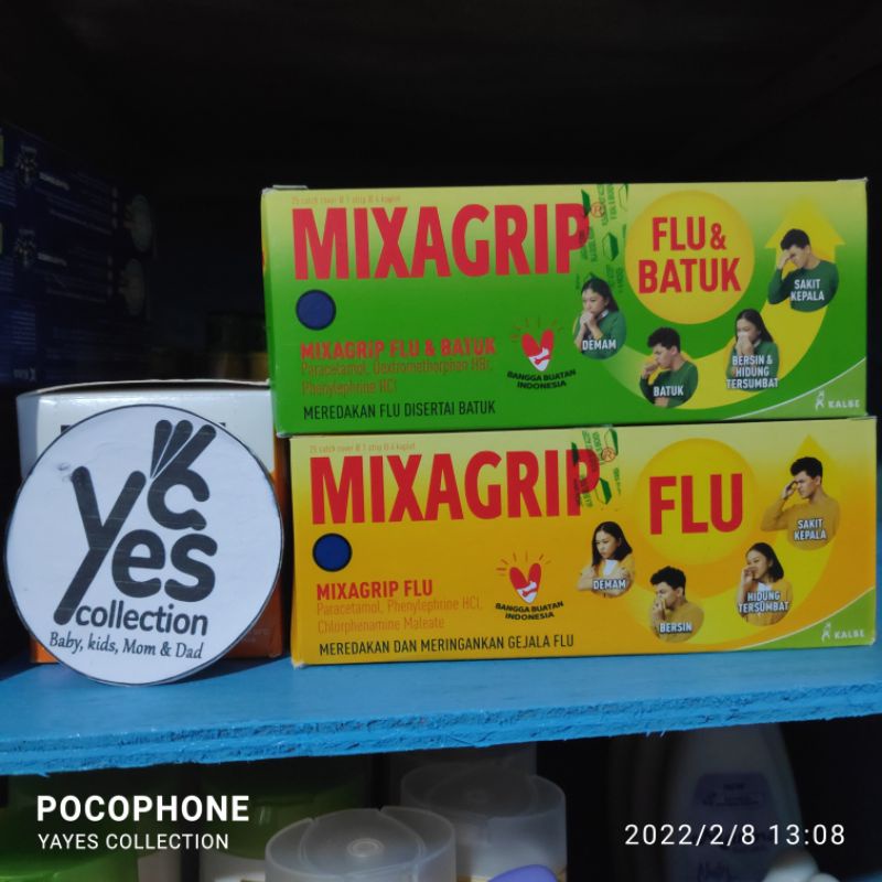 Mixagrip Flu &amp; Batuk 1kaplet 4 kapsul hidung tersumbat gejala flue demam sakit kepala batuk Tablet