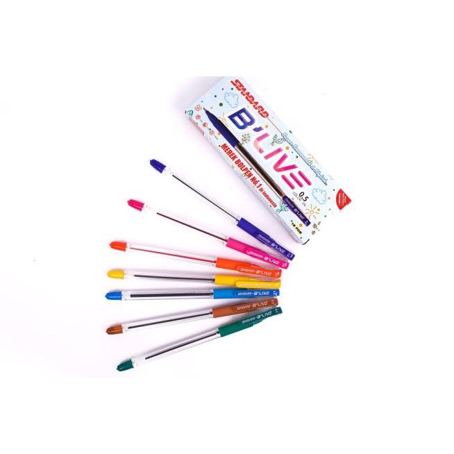 

❈ STANDARD PEN BLIVE COLOR MIX ISI 12 PCS ➮