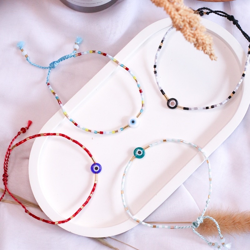 Karak Bracelet / Gelang Turki / Gelang Evil Eye/ Gelang Boho / Gelang Etnik / Gelang Nazar Boncugu