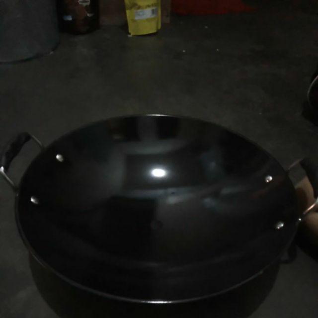 Wajan / Kuali Enamel Hitam Anti Lengket