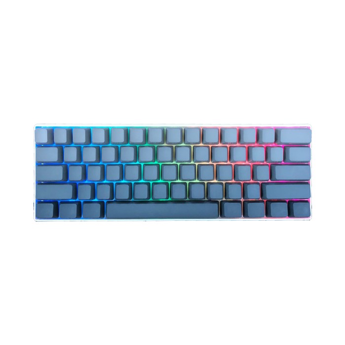 ALCHA KEYCAPS GRADIENT GREY PBT DOUBLE SHOT SIDE LETTERS