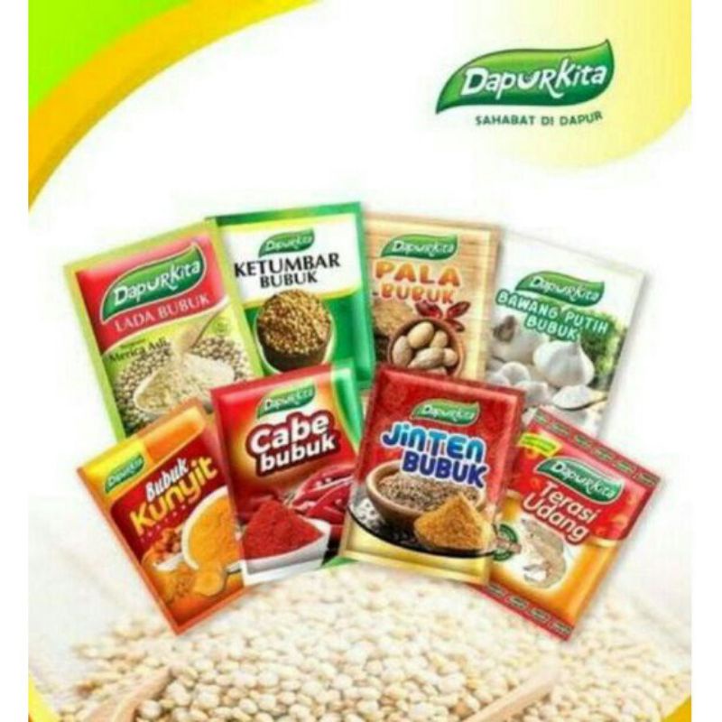 

cabai bubuk/kencur bubuk/pala bubuk/jahe bubuk/jinten bubuk/bumbu dapur/dapurkita