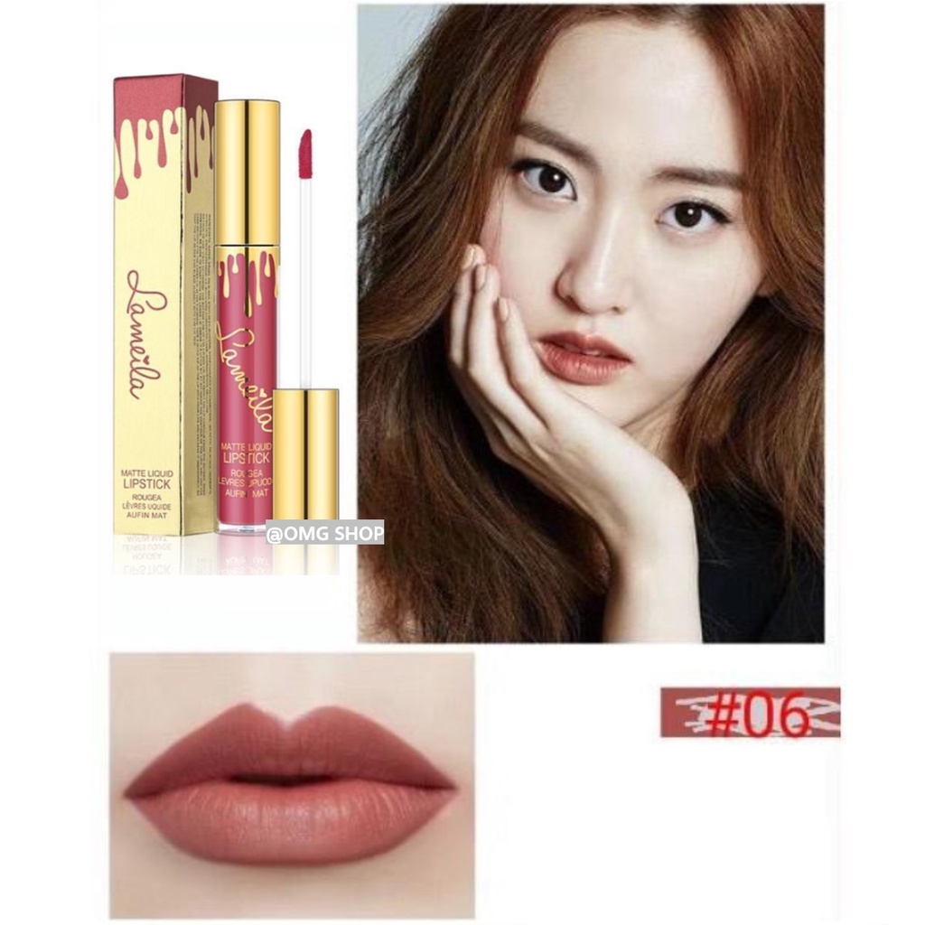 [NEW] Lameila Silky Glass Matte Liquid Lipstik ORIGINAL / Liptint Korea Liptint Tahan Lama / Lipstik Tahan Air dan Minyak / Lipstik Ala Korea Bagus / Lip cream Lip Tint Lipbalm Original / Makeup Kosmetik Wanita Liptint Anak Sekolah Murah