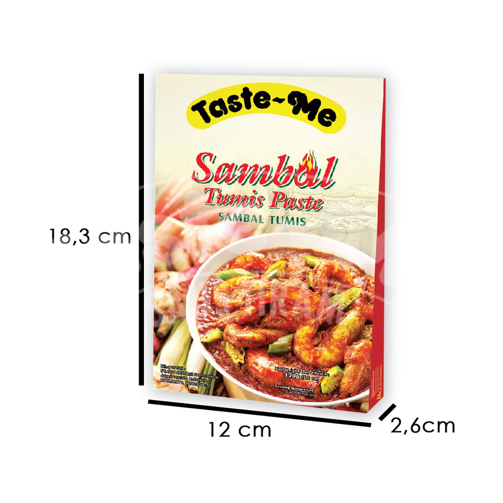 TASTE - ME Sambal Tumis Paste [120 g] HALAL